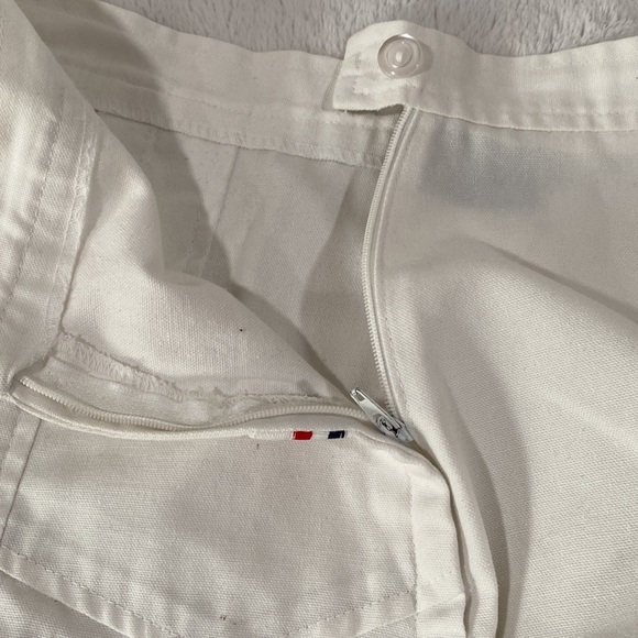 Vintage Gator of Florida White w blue/red stripes w pockets Tennis Skort - Picture 8 of 13